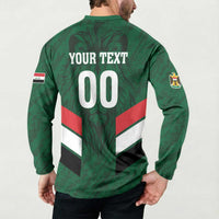 Custom Football 2026 Iraq Button Sweatshirt Go Lions of Mesopotamia