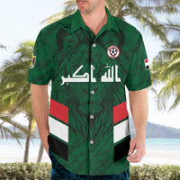 Custom Football 2026 Iraq Hawaiian Shirt Go Lions of Mesopotamia