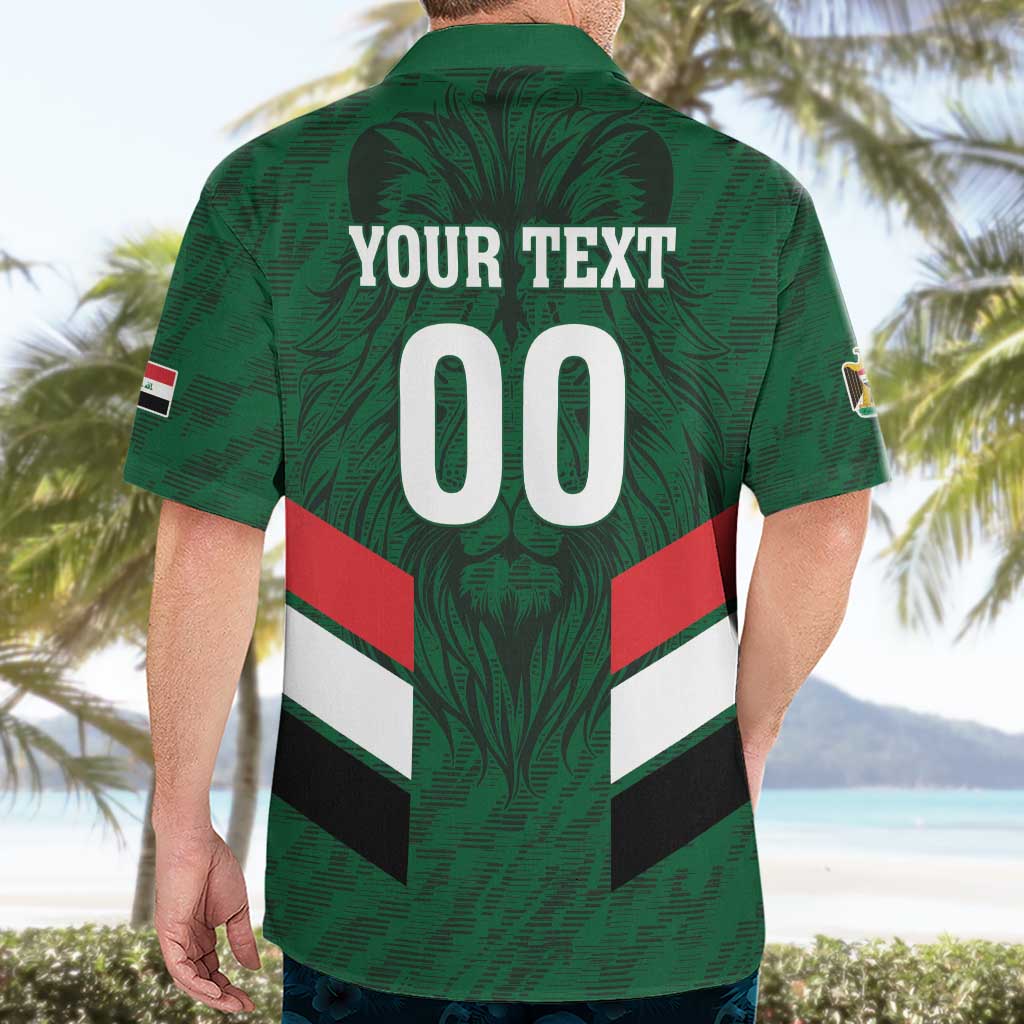 Custom Football 2026 Iraq Hawaiian Shirt Go Lions of Mesopotamia