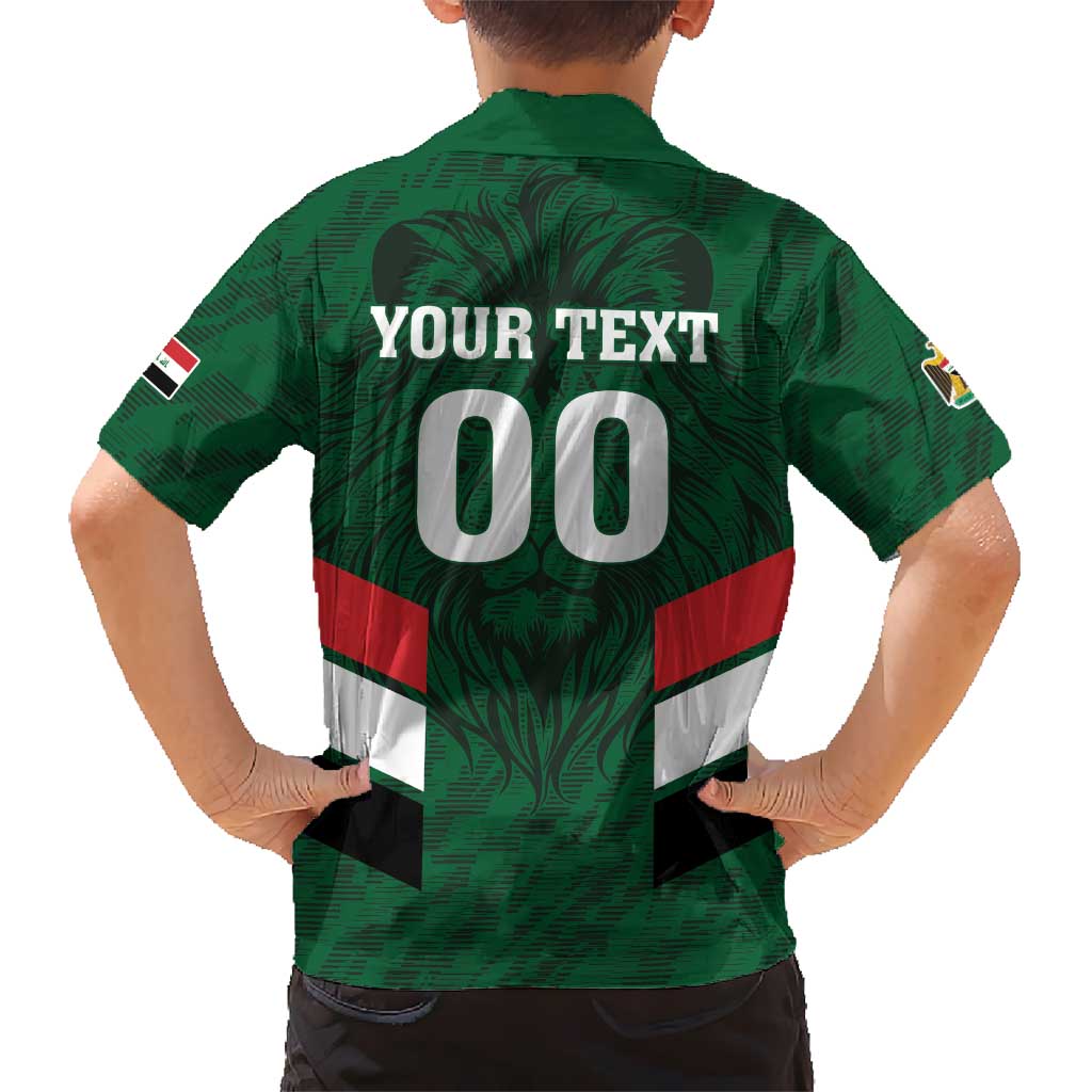 Custom Football 2026 Iraq Hawaiian Shirt Go Lions of Mesopotamia