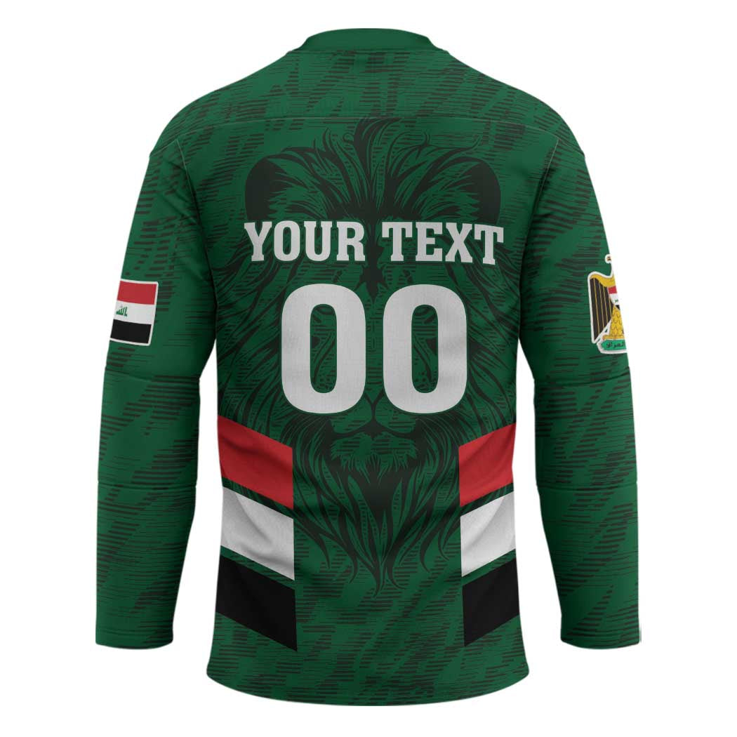 Custom Football 2026 Iraq Hockey Jersey Go Lions of Mesopotamia
