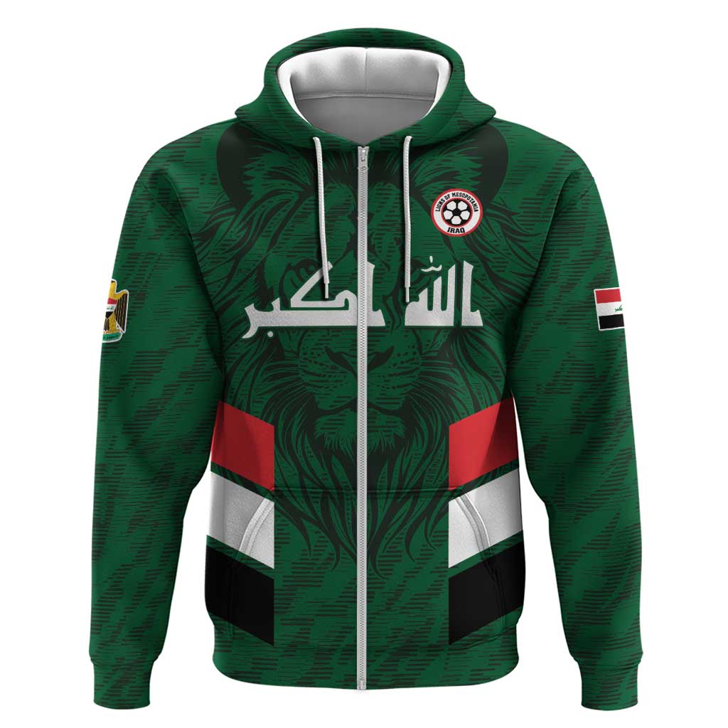 Custom Football 2026 Iraq Hoodie Go Lions of Mesopotamia
