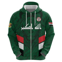 Custom Football 2026 Iraq Hoodie Go Lions of Mesopotamia