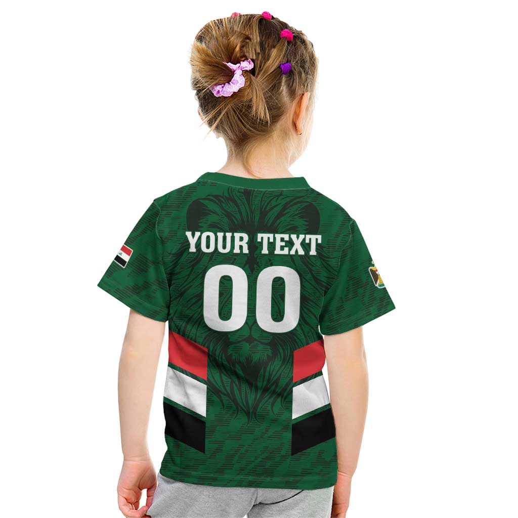 Custom Football 2026 Iraq Kid T Shirt Go Lions of Mesopotamia