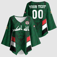 Custom Football 2026 Iraq Kimono Sleeve Blouse Go Lions of Mesopotamia