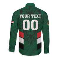 Custom Football 2026 Iraq Long Sleeve Button Shirt Go Lions of Mesopotamia