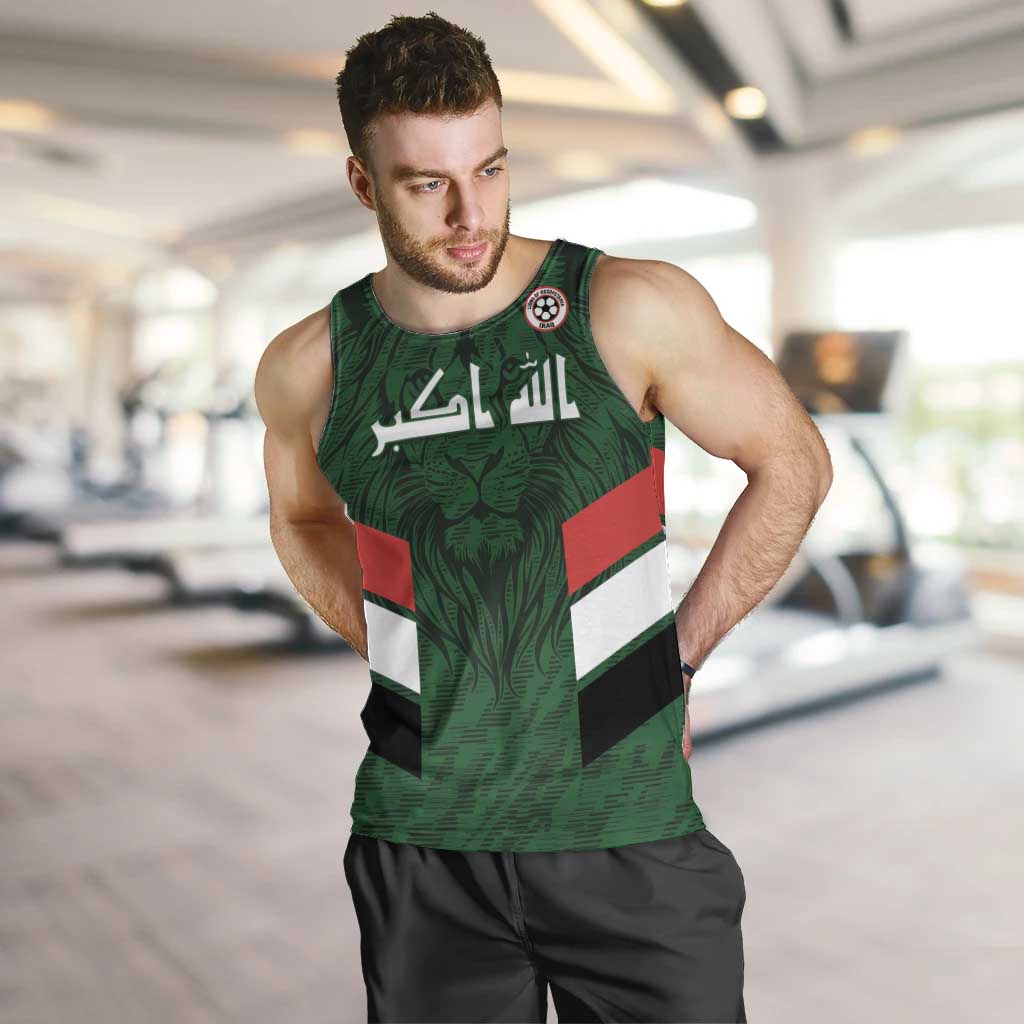 Custom Football 2026 Iraq Men Tank Top Go Lions of Mesopotamia