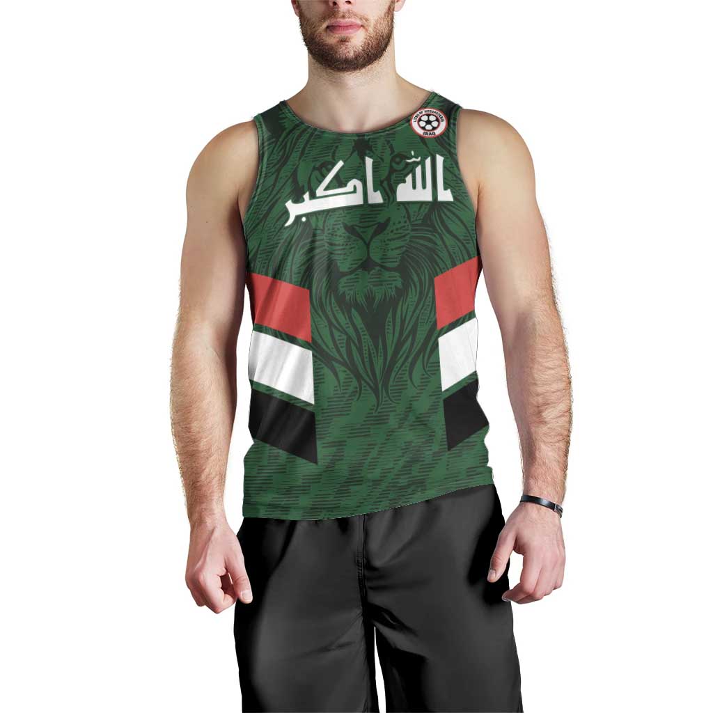 Custom Football 2026 Iraq Men Tank Top Go Lions of Mesopotamia