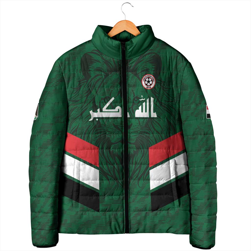Custom Football 2026 Iraq Padded Jacket Go Lions of Mesopotamia