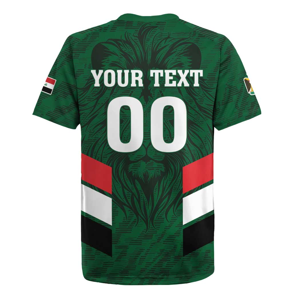 Custom Football 2026 Iraq Rugby Jersey Go Lions of Mesopotamia