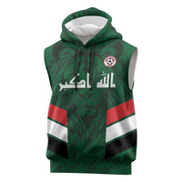 Custom Football 2026 Iraq Sleeveless Hoodie Go Lions of Mesopotamia