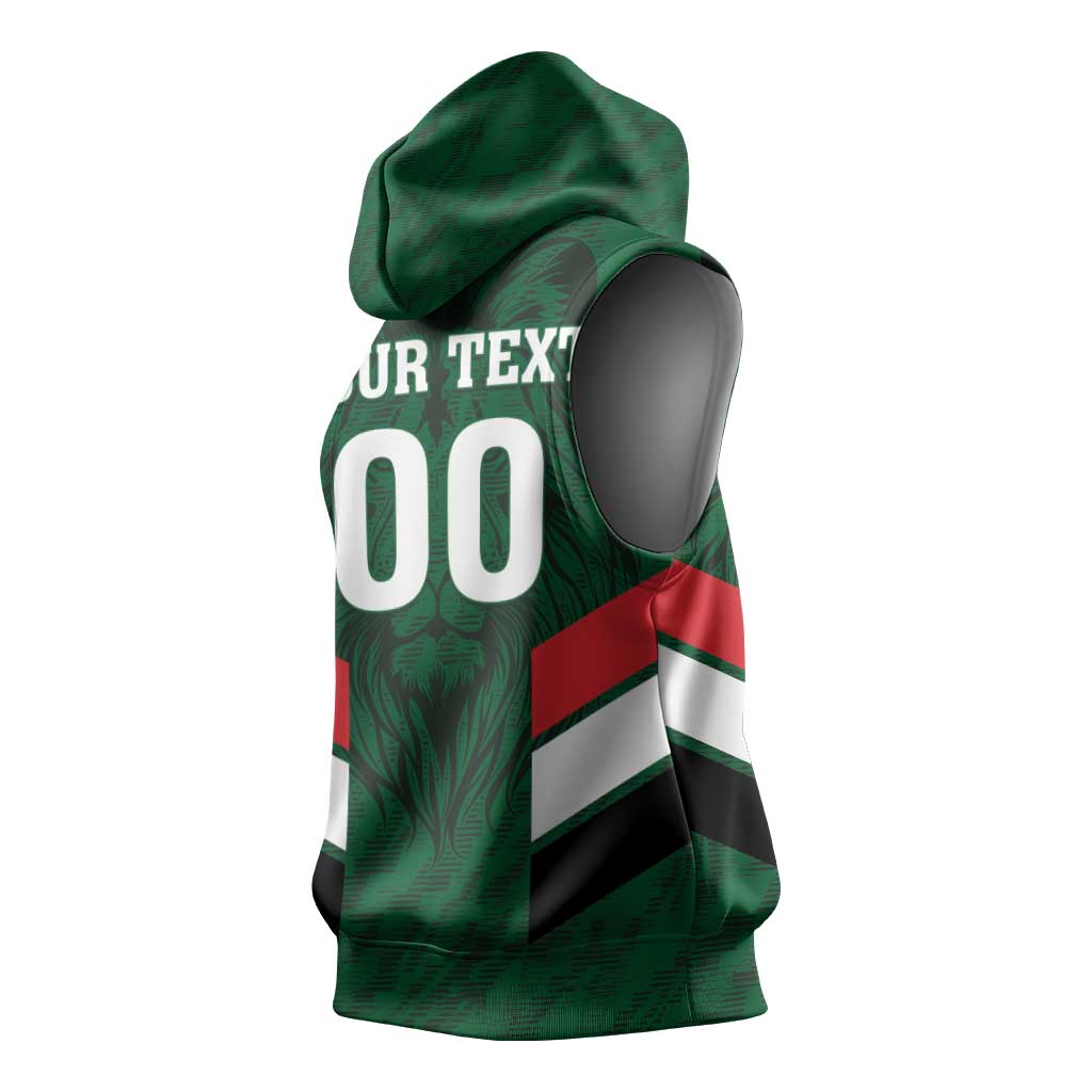 Custom Football 2026 Iraq Sleeveless Hoodie Go Lions of Mesopotamia