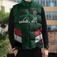 Custom Football 2026 Iraq Sleeveless Puffer Jacket Go Lions of Mesopotamia