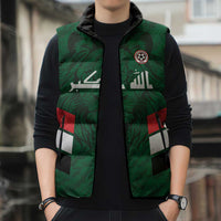 Custom Football 2026 Iraq Sleeveless Puffer Jacket Go Lions of Mesopotamia