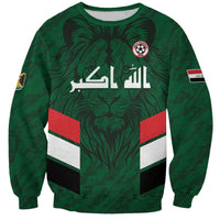 Custom Football 2026 Iraq Sweatshirt Go Lions of Mesopotamia