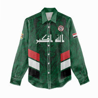Custom Football 2026 Iraq Women Casual Shirt Go Lions of Mesopotamia