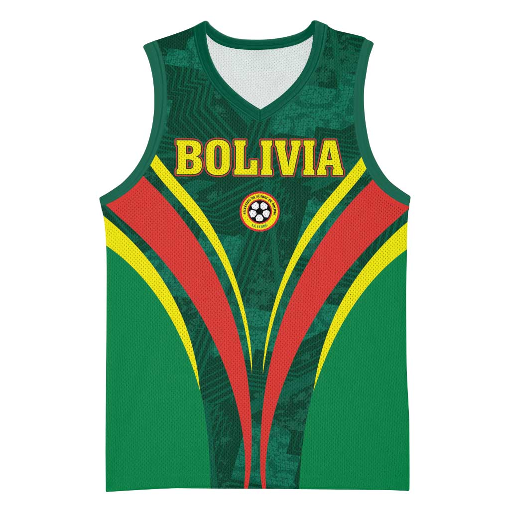 Custom Football 2026 Bolivia Basketball Jersey La Verde Come On