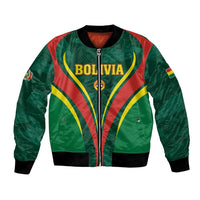 Custom Football 2026 Bolivia Bomber Jacket La Verde Come On