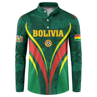 Custom Football 2026 Bolivia Button Sweatshirt La Verde Come On