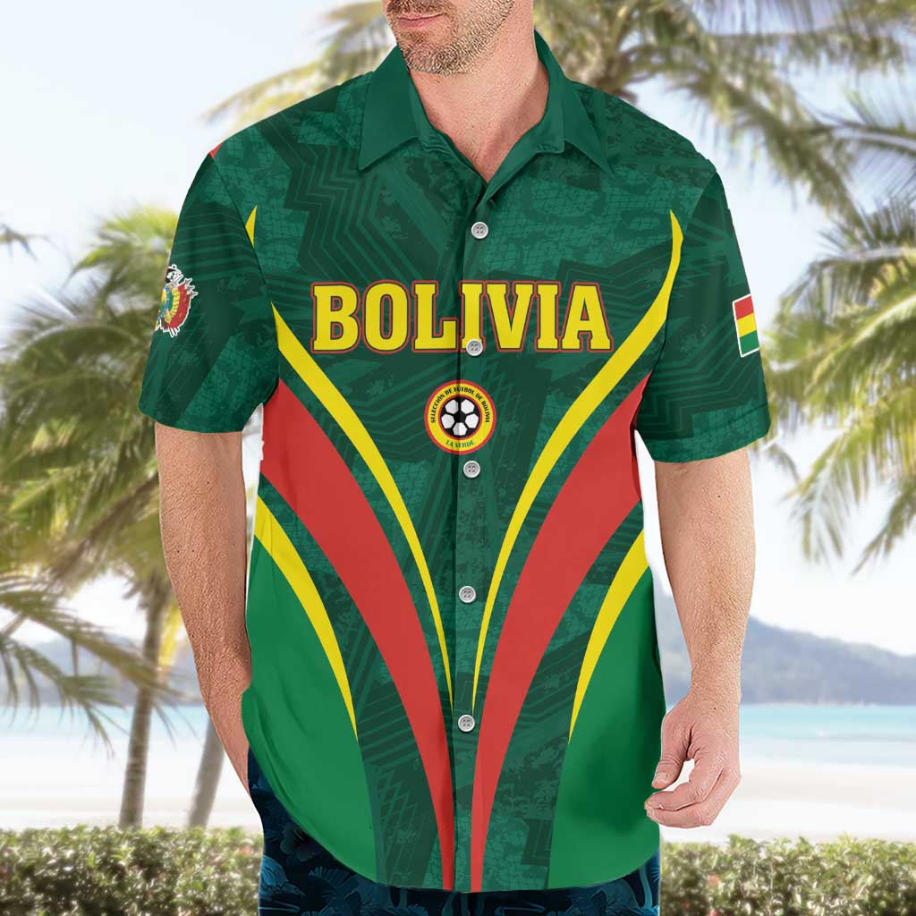 Custom Football 2026 Bolivia Hawaiian Shirt La Verde Come On