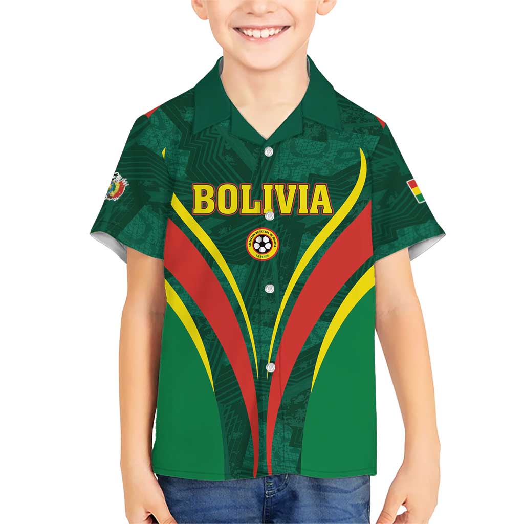 Custom Football 2026 Bolivia Hawaiian Shirt La Verde Come On