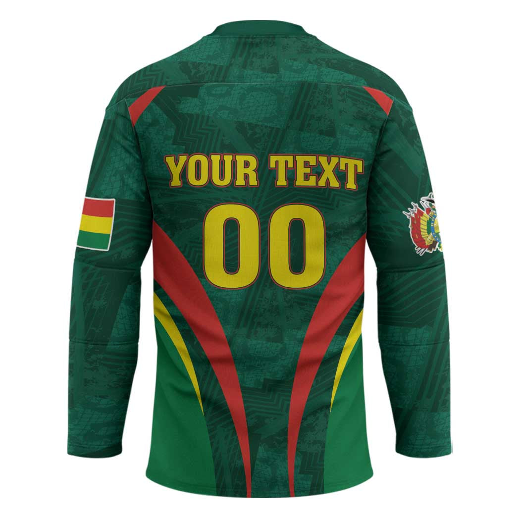 Custom Football 2026 Bolivia Hockey Jersey La Verde Come On