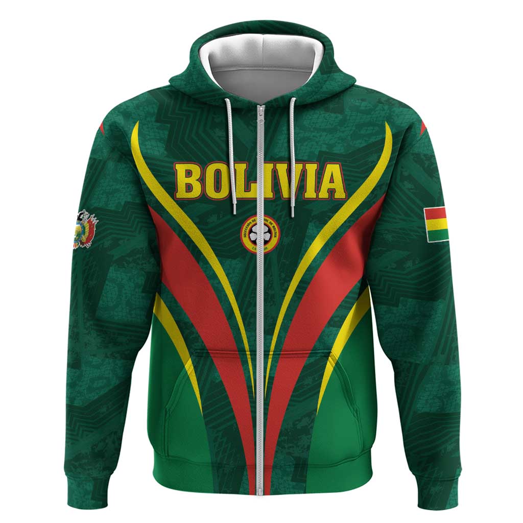 Custom Football 2026 Bolivia Hoodie La Verde Come On