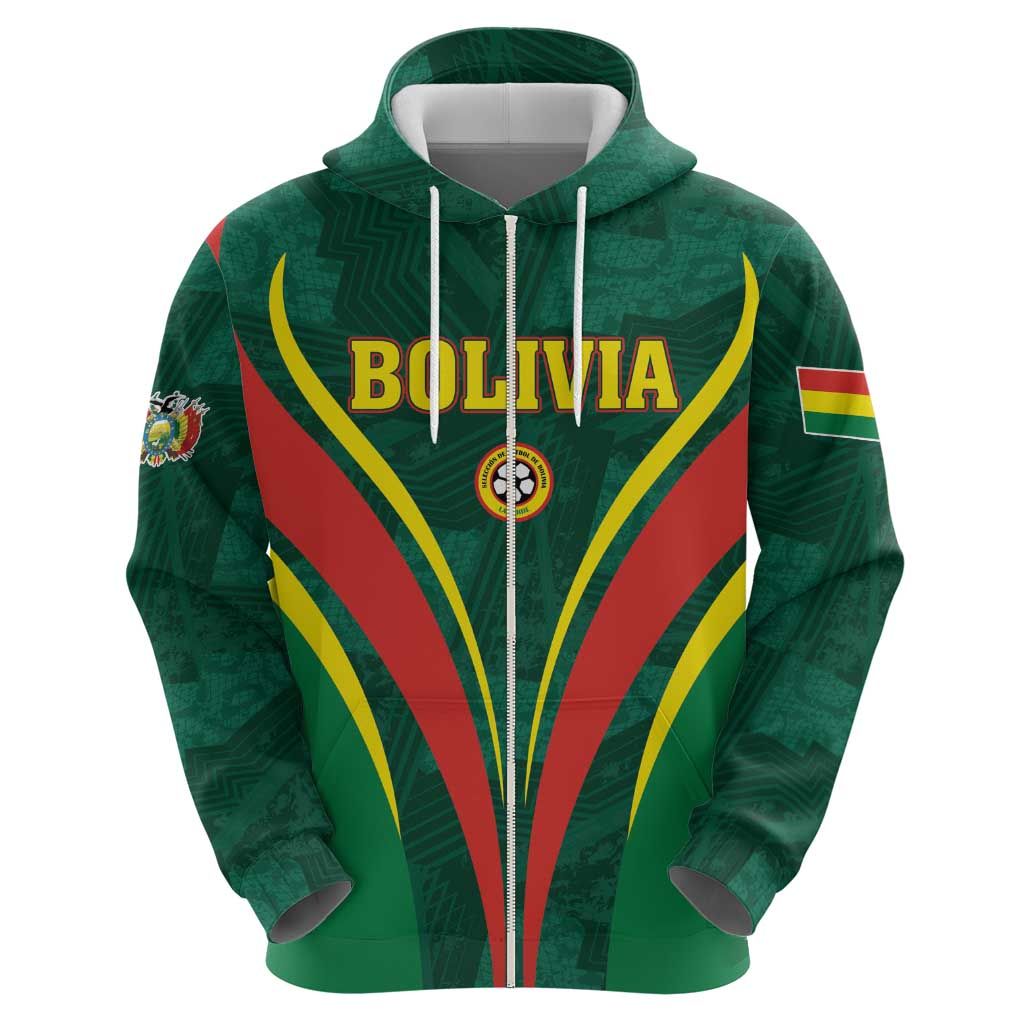 Custom Football 2026 Bolivia Hoodie La Verde Come On
