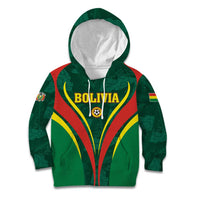 Custom Football 2026 Bolivia Kid Hoodie La Verde Come On