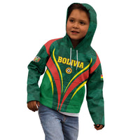 Custom Football 2026 Bolivia Kid Hoodie La Verde Come On