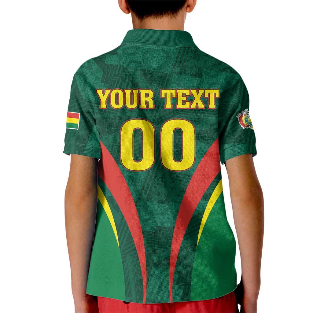 Custom Football 2026 Bolivia Kid Polo Shirt La Verde Come On