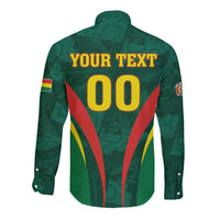 Custom Football 2026 Bolivia Long Sleeve Button Shirt La Verde Come On