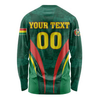 Custom Football 2026 Bolivia Long Sleeve Shirt La Verde Come On