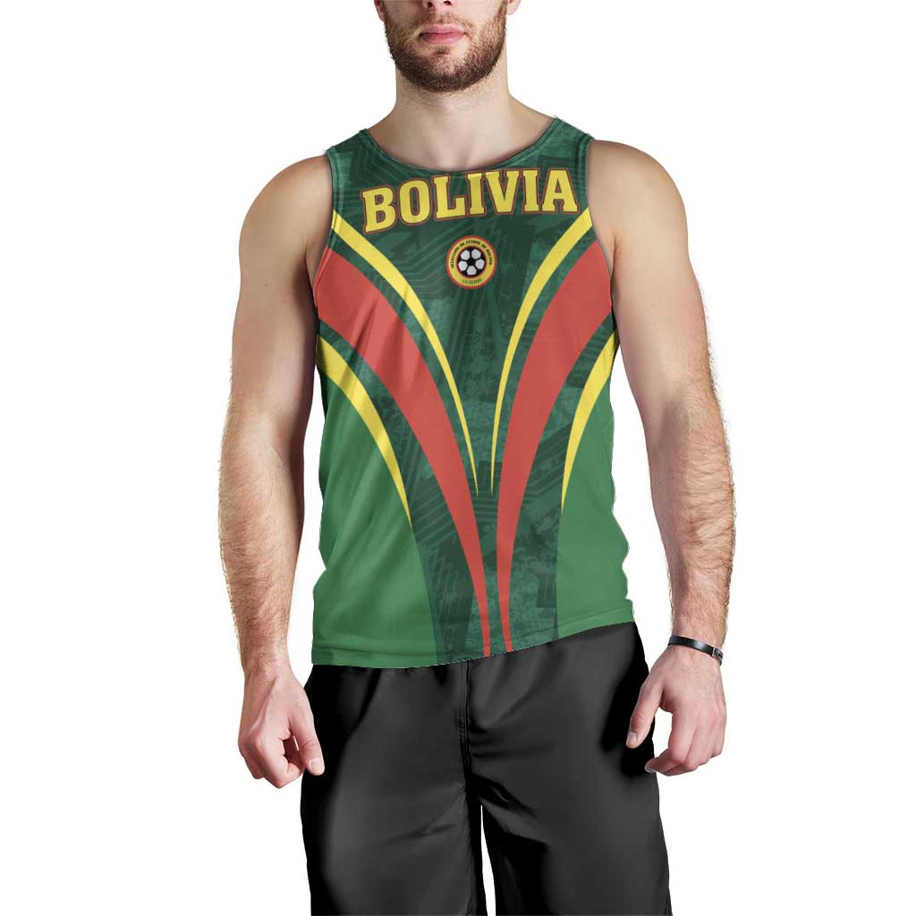 Custom Football 2026 Bolivia Men Tank Top La Verde Come On