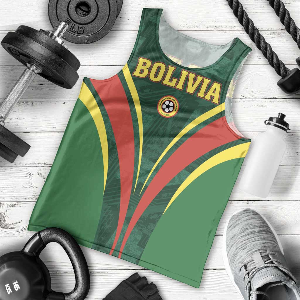Custom Football 2026 Bolivia Men Tank Top La Verde Come On