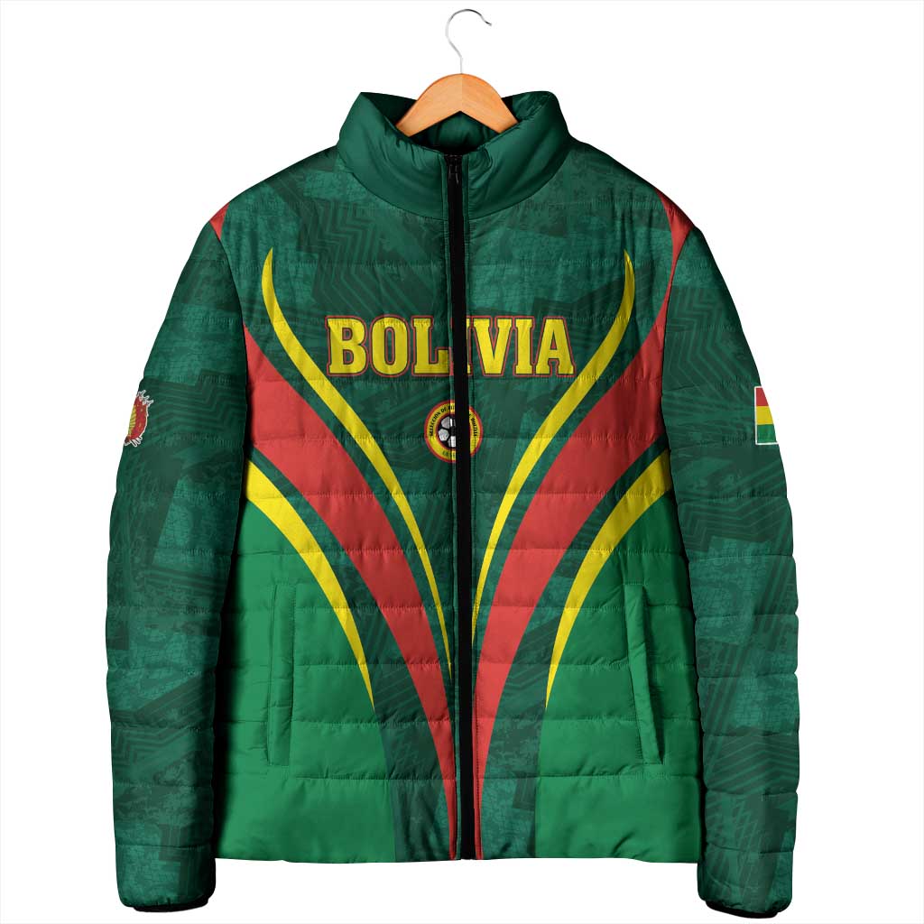 Custom Football 2026 Bolivia Padded Jacket La Verde Come On