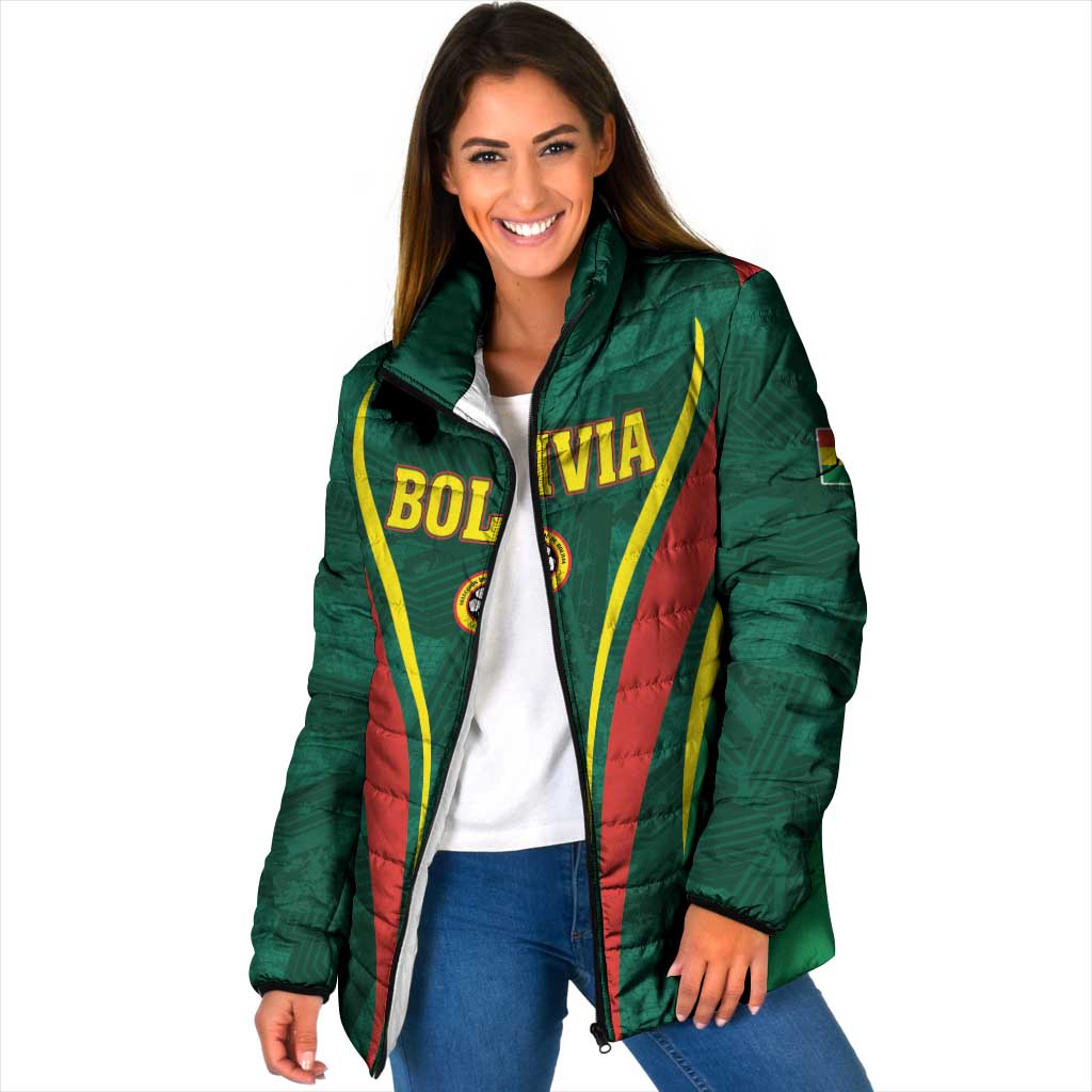 Custom Football 2026 Bolivia Padded Jacket La Verde Come On