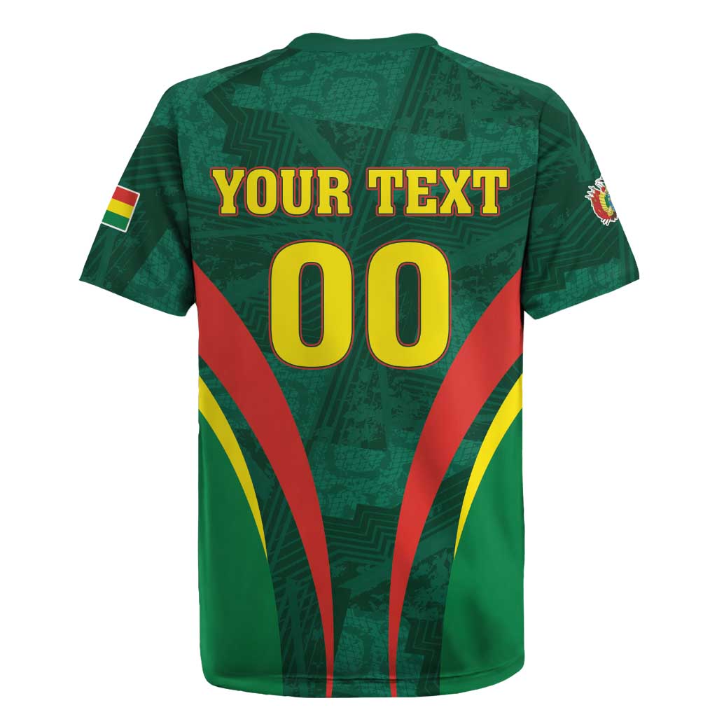 Custom Football 2026 Bolivia Rugby Jersey La Verde Come On
