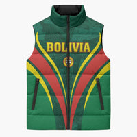 Custom Football 2026 Bolivia Sleeveless Puffer Jacket La Verde Come On