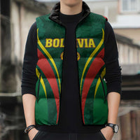Custom Football 2026 Bolivia Sleeveless Puffer Jacket La Verde Come On