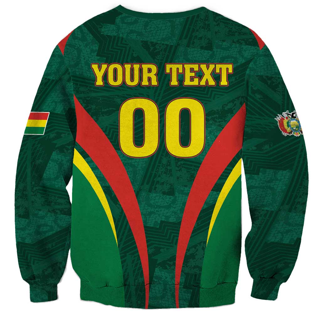 Custom Football 2026 Bolivia Sweatshirt La Verde Come On