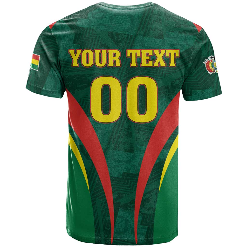 Custom Football 2026 Bolivia T Shirt La Verde Come On