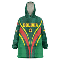 Custom Football 2026 Bolivia Wearable Blanket Hoodie La Verde Come On