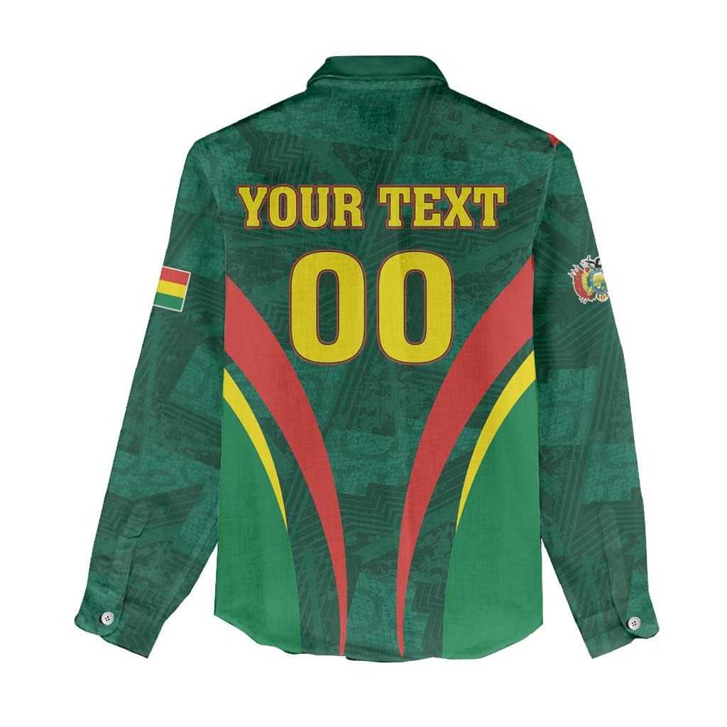 Custom Football 2026 Bolivia Women Casual Shirt La Verde Come On