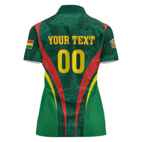 Custom Football 2026 Bolivia Women Polo Shirt La Verde Come On