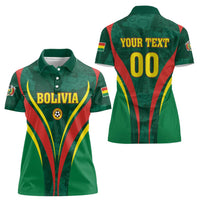 Custom Football 2026 Bolivia Women Polo Shirt La Verde Come On