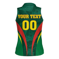 Custom Football 2026 Bolivia Women Sleeveless Polo Shirt La Verde Come On