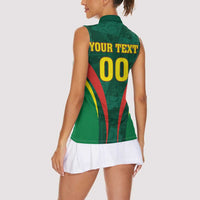 Custom Football 2026 Bolivia Women Sleeveless Polo Shirt La Verde Come On