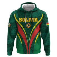 Custom Football 2026 Bolivia Zip Hoodie La Verde Come On