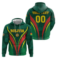 Custom Football 2026 Bolivia Zip Hoodie La Verde Come On